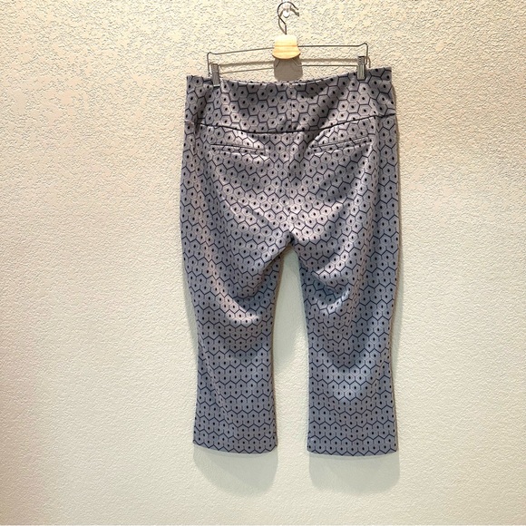 CAbi Tessera Cropped Pants in Blue and Gray - Picture 4 of 5